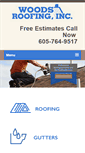 Mobile Screenshot of jimwoodsroofing.com